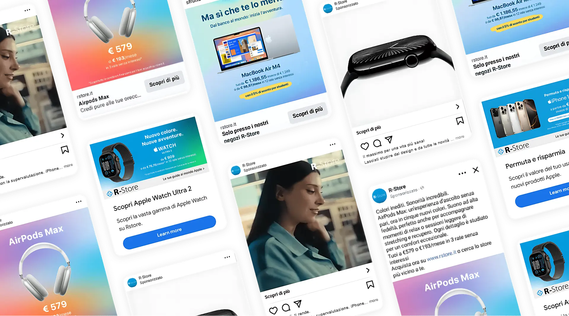 mockup post social R-store